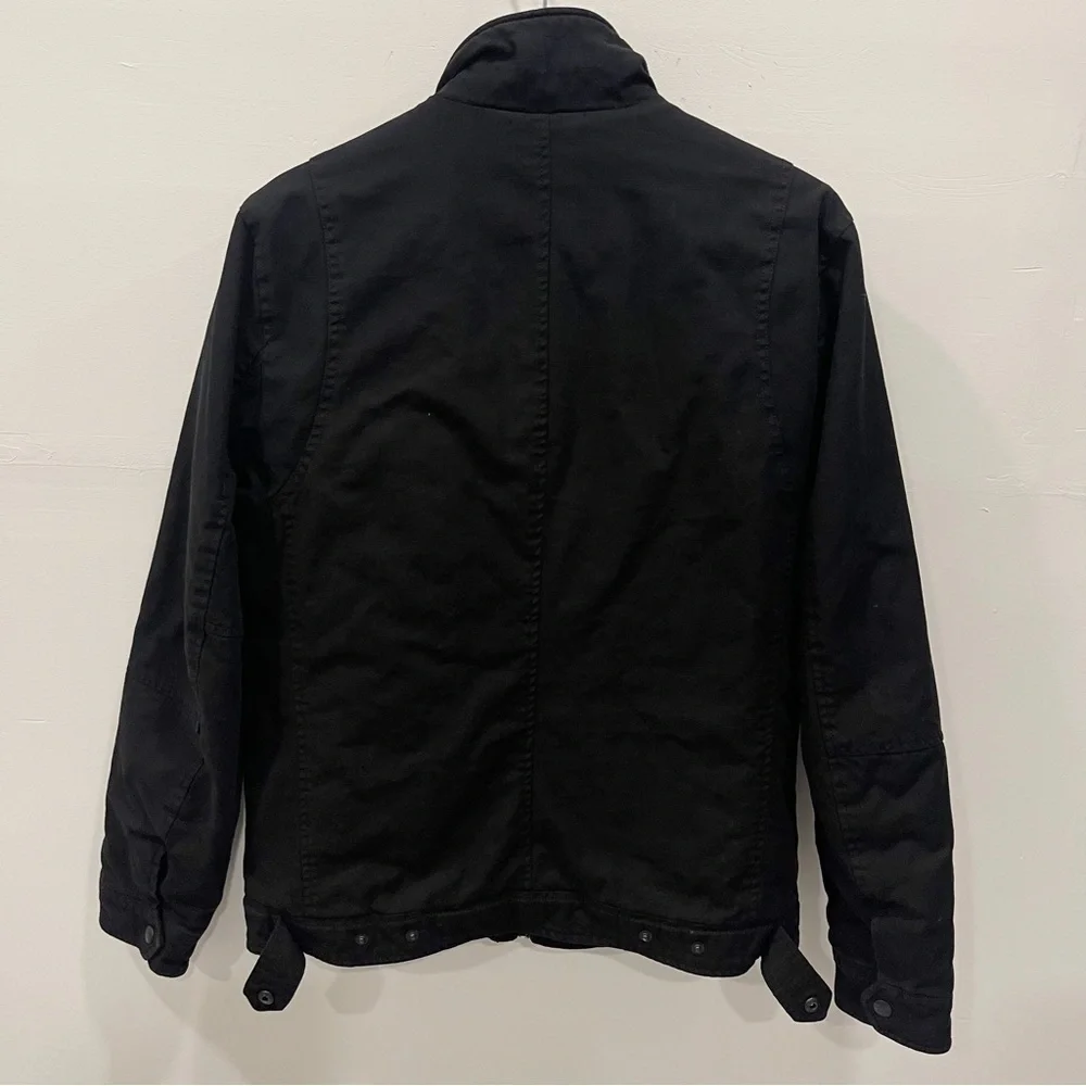 Levi’s Men’s Stand Collar Military Field Jacket Black Classic